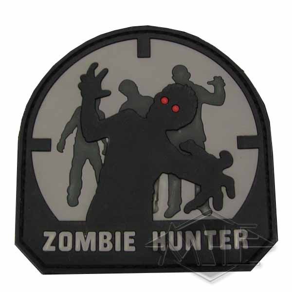 Patch/Klettabzeichen "Zombie Hunter"