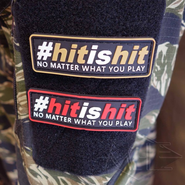 Patch/Klettabzeichen "#hitishit"