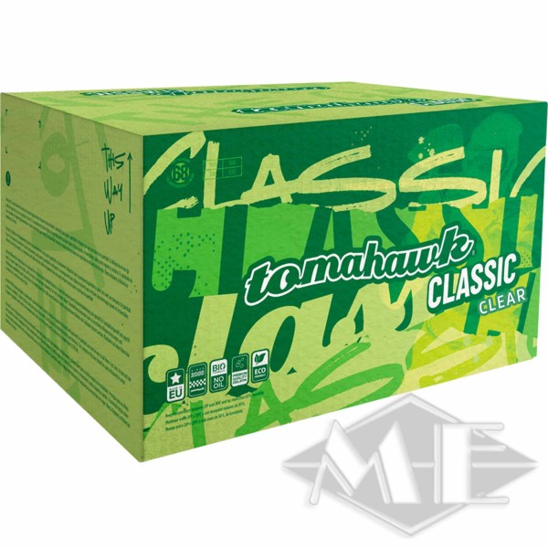 Tomahawk "Classic CLEAR" Paintballs, 2000er Kiste