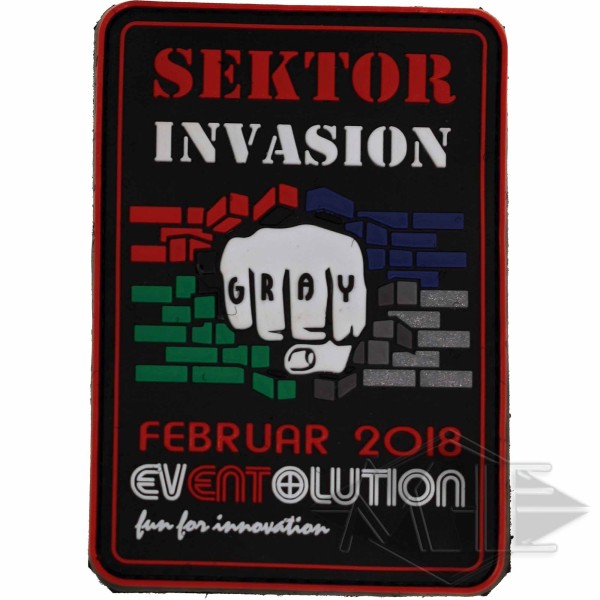 Patch/Klettabzeichen "Sektor Invasion" 2018